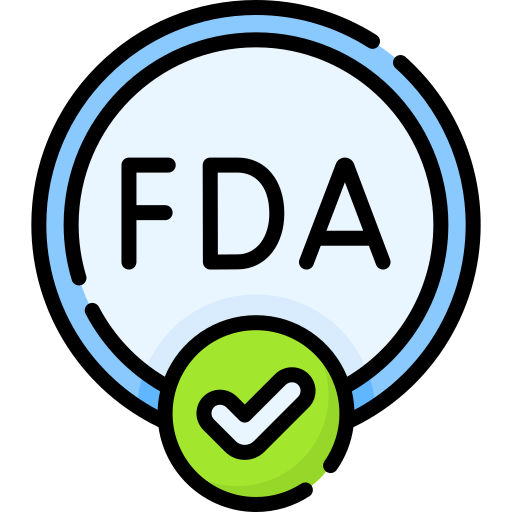 FDA approval badge icon for certified medications.