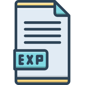 Document with EXP – Expiry information