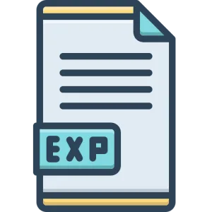 Document with EXP – Expiry information