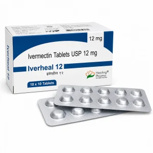 Iverheal 12 Ivermectin USP 12mg tablets, 10x10 pack