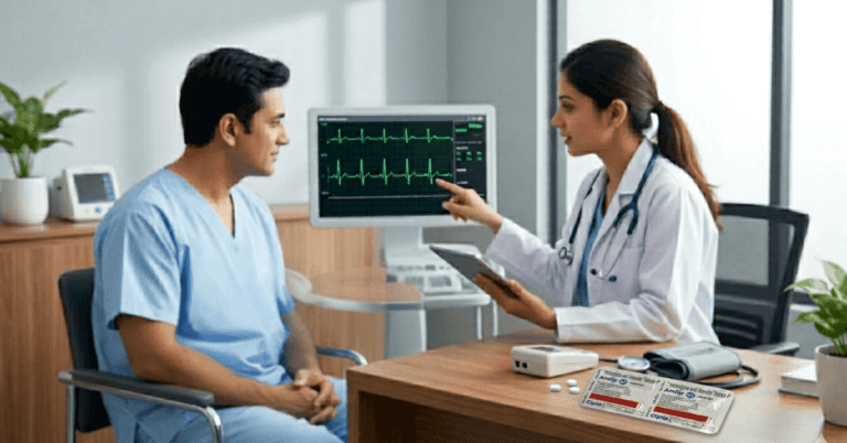 Amlip AT 5mg+50mg Amlodipine: Trusted Heart Relief