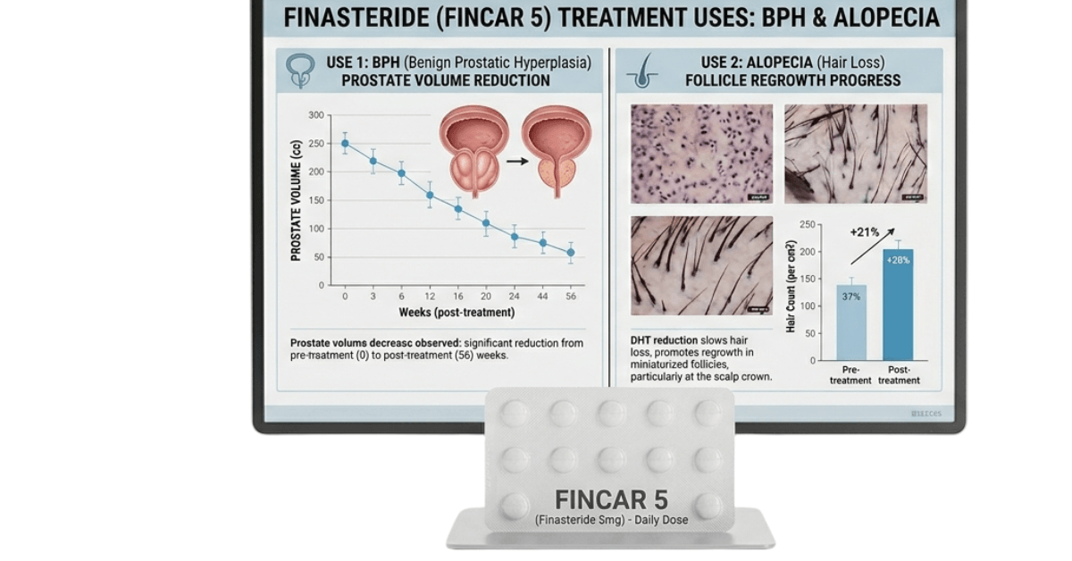 Fincar 5: Treating BPH and Hair Loss With Finasteride