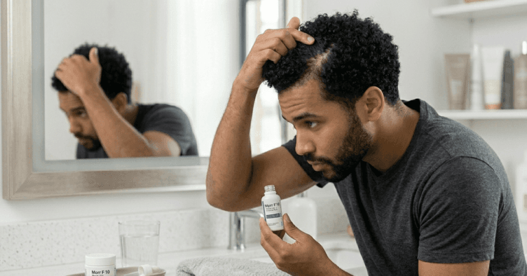 Morr F 10: Minoxidil + Finasteride Fight Hair Loss