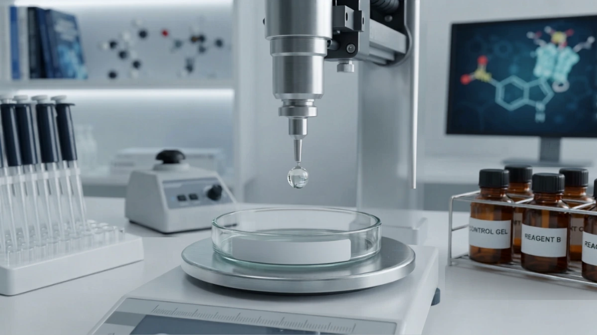 Dissolution testing of pharmaceutical reagents with molecular structure analysis