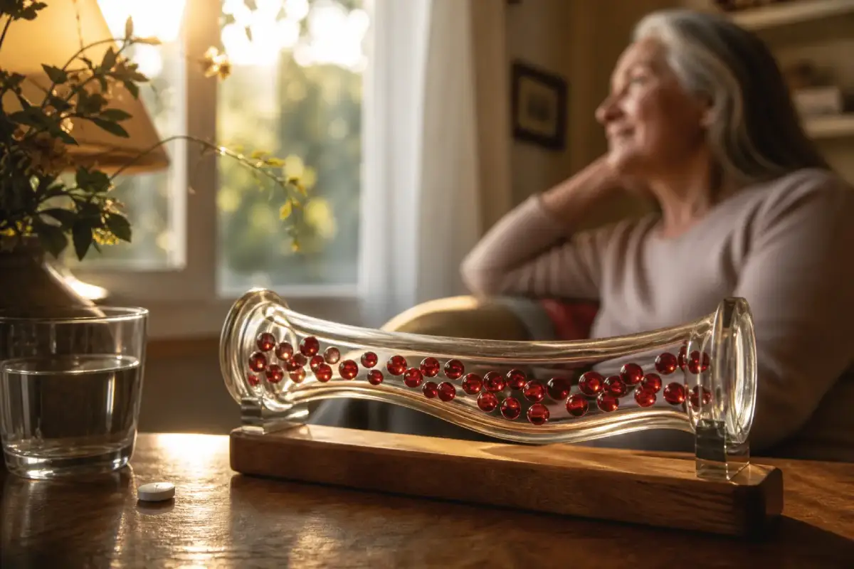 Low-dose aspirin for cardiovascular health, blood flow visualization