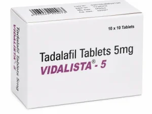 Vidalista 5 Tadalafil tablets 5mg box packaging